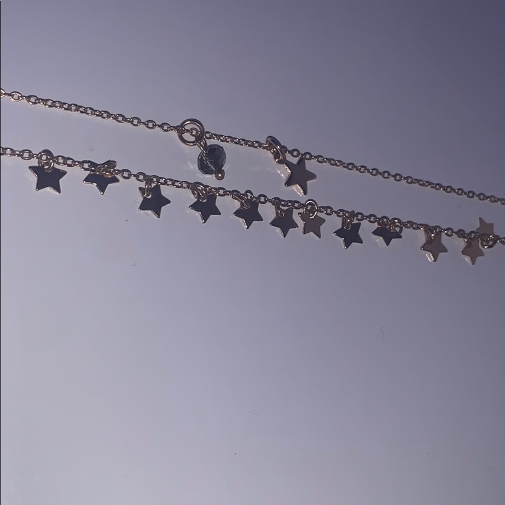 2 necklaces ( attached together )